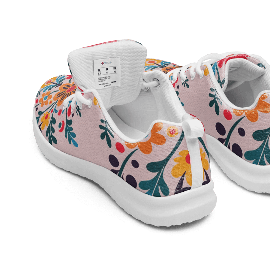 Quiet Mind Floral Athletic Shoes product image (8)