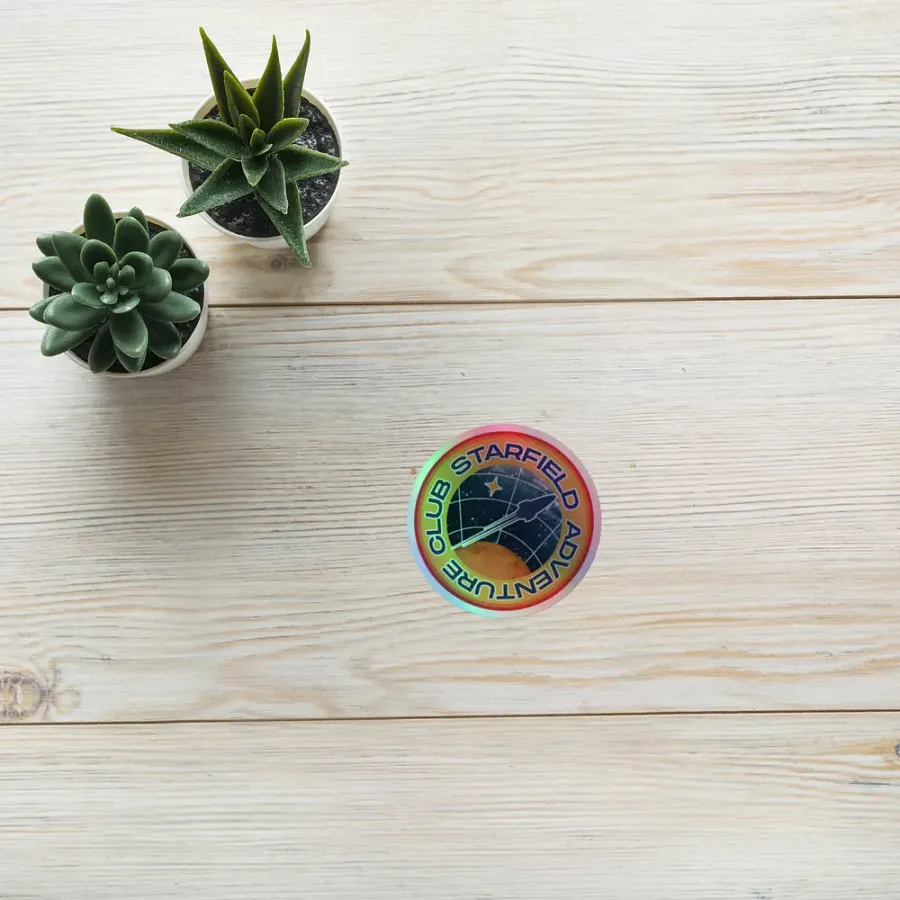 Starfield Adventure Club - Holographic Sticker product image (8)