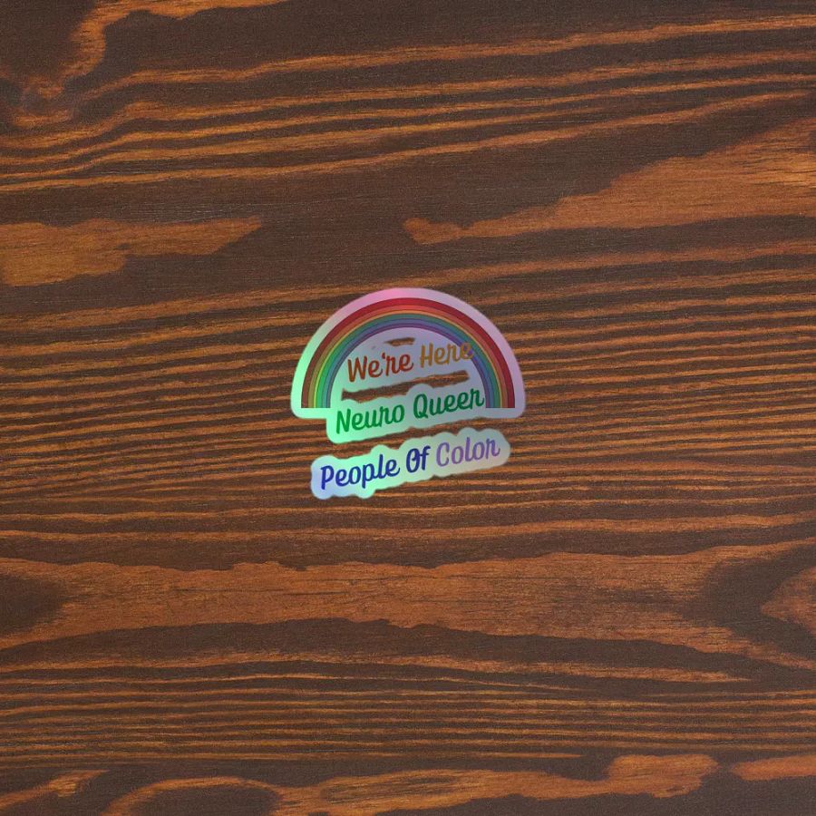 Neuroqueer POC Sticker - Stickin it to the norm product image (3)