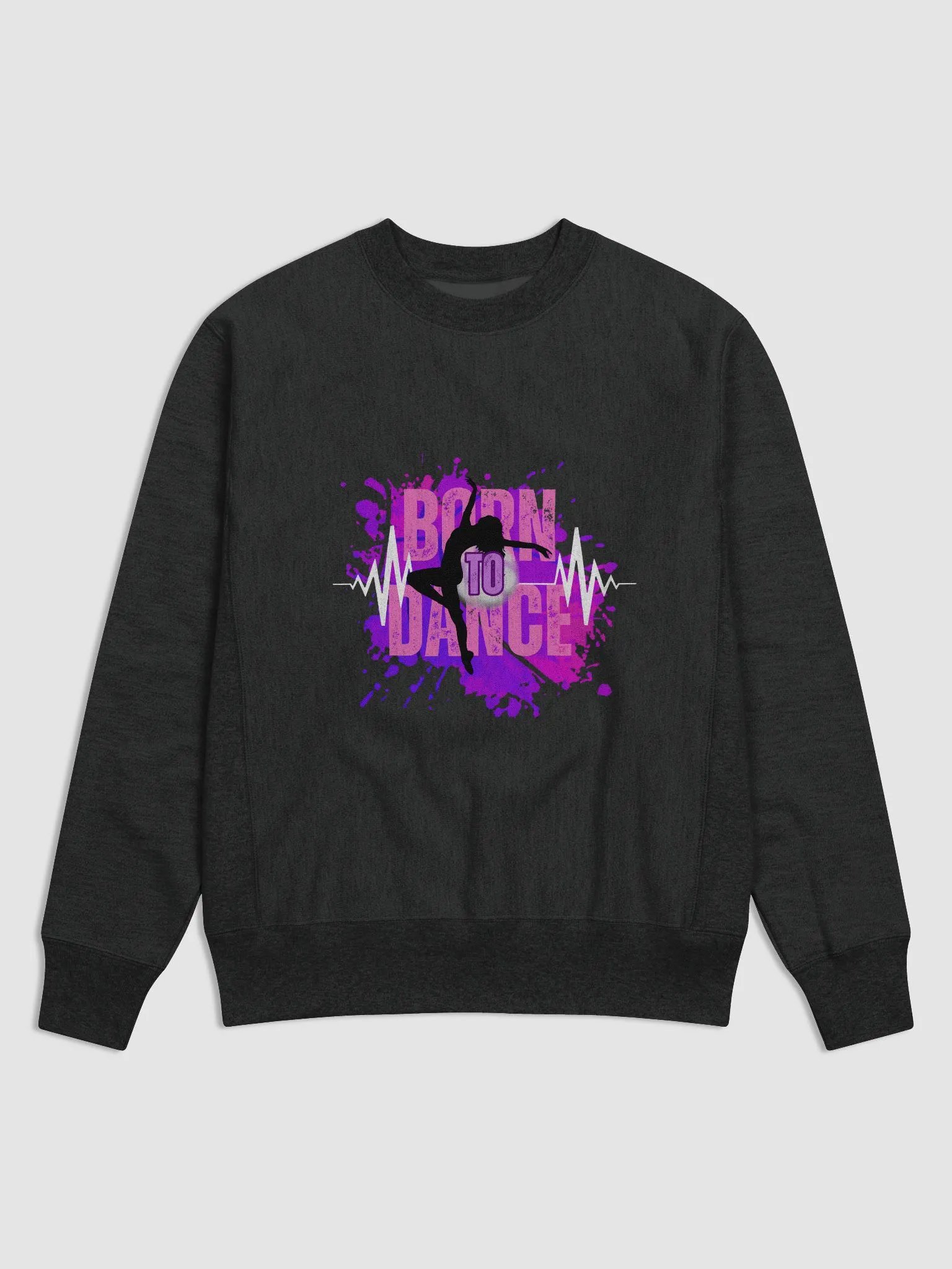 Born to Dance Vibes Her Silhoulette Champion Collab Sweatshirt product image (1)