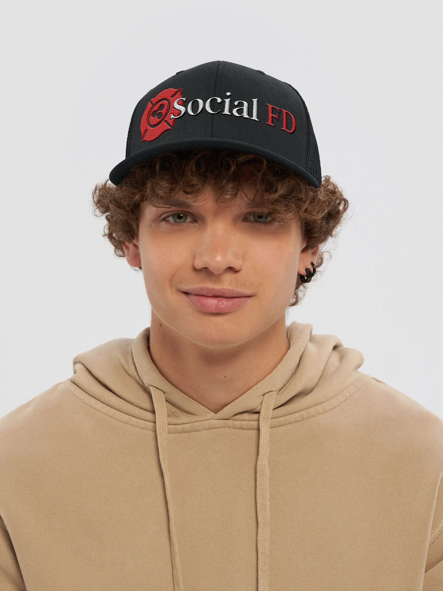 Social FD Emblem Trucker Hat product image (33)