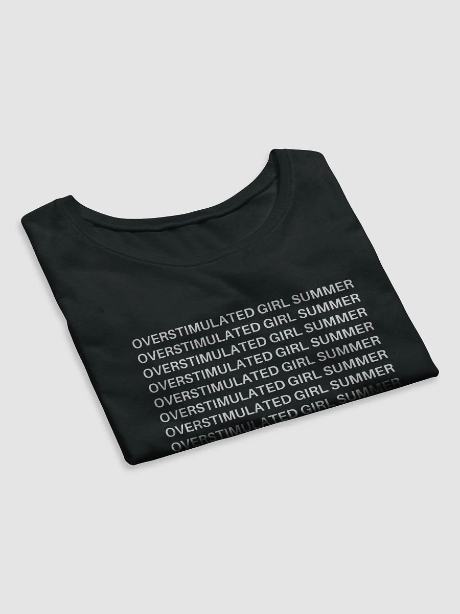 OVERSTIMULATED GIRL SUMMER white crop top product image (7)