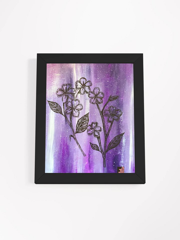 "Forget-Me-Nots" Framed Poster Print product image (1)