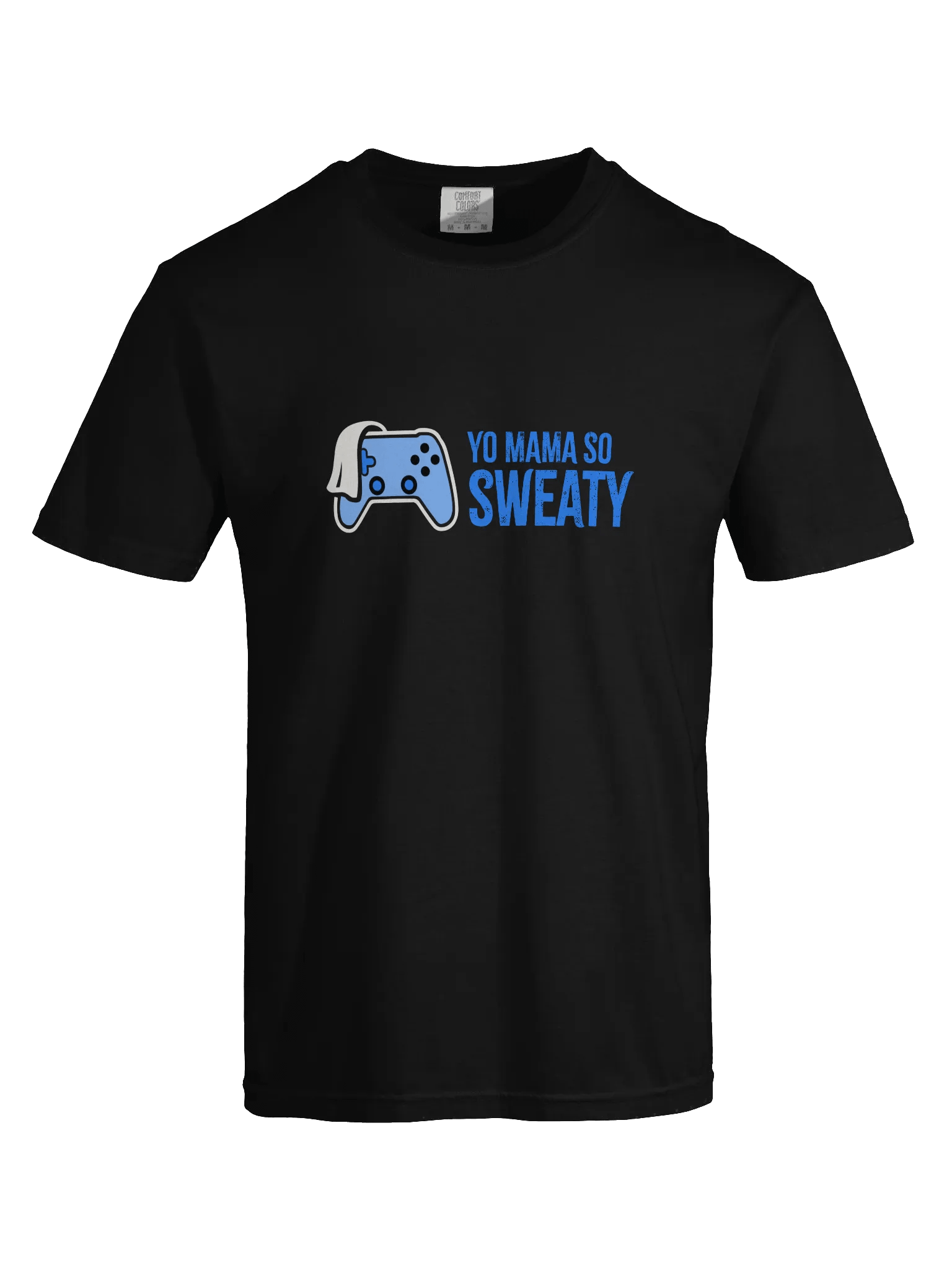 Yo Mama So Sweaty Blue Tee product image (9)