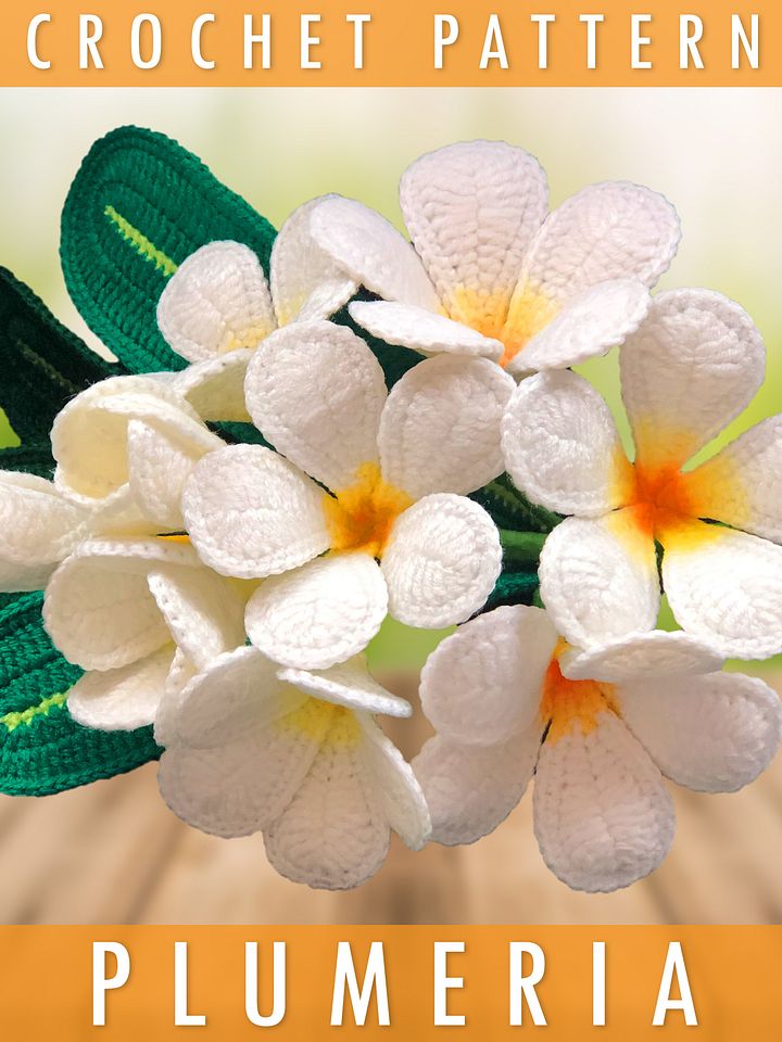 Crochet Plumeria Pattern product image (1)