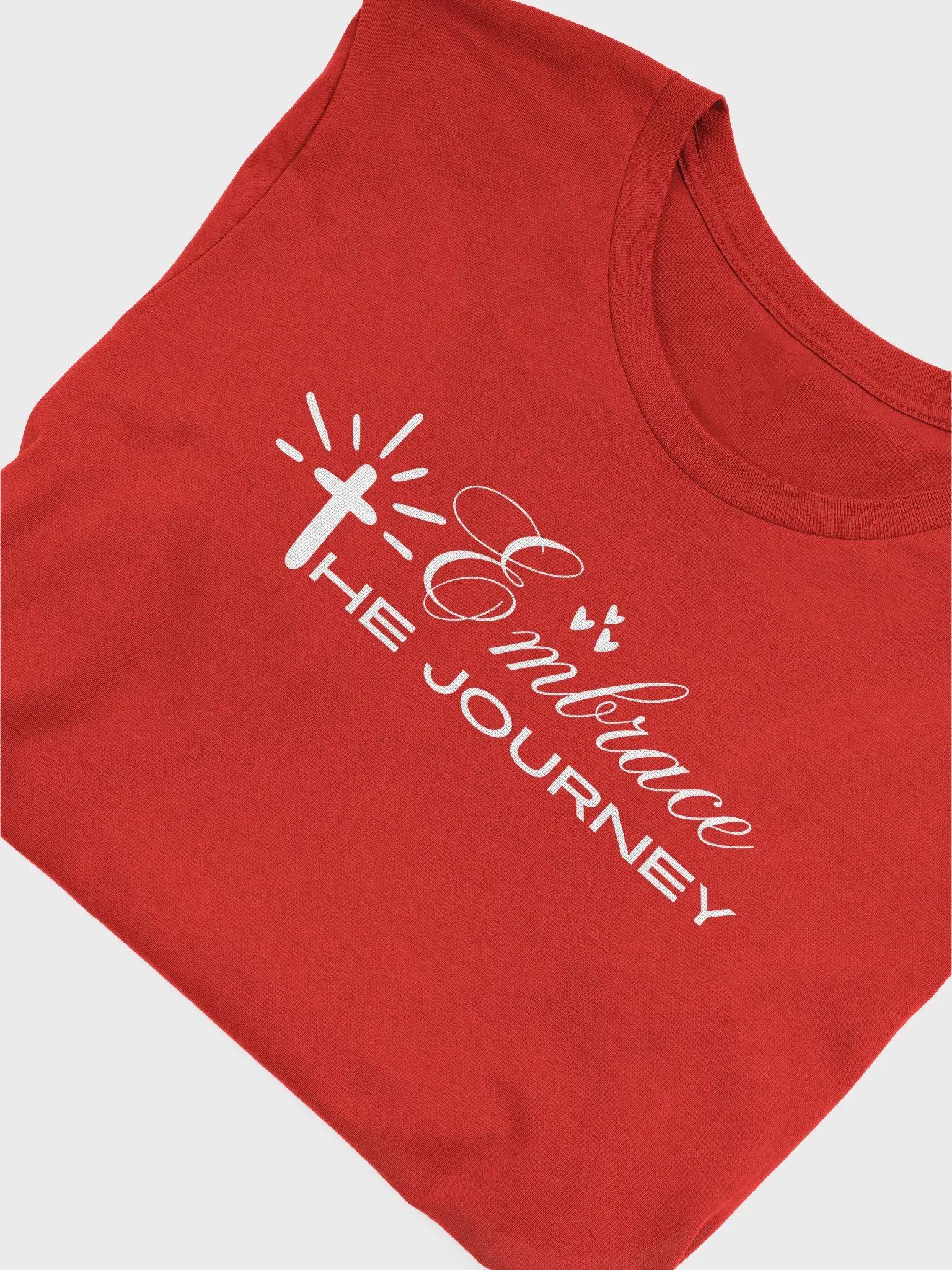 Embrace The Faith Journey, Bella Canvas T-shirt product image (1)