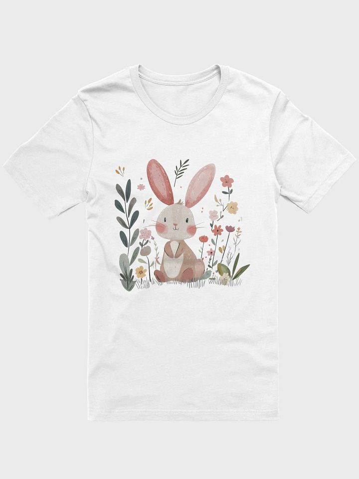 Adorable Bunny in Flower Garden Tee product image (1)