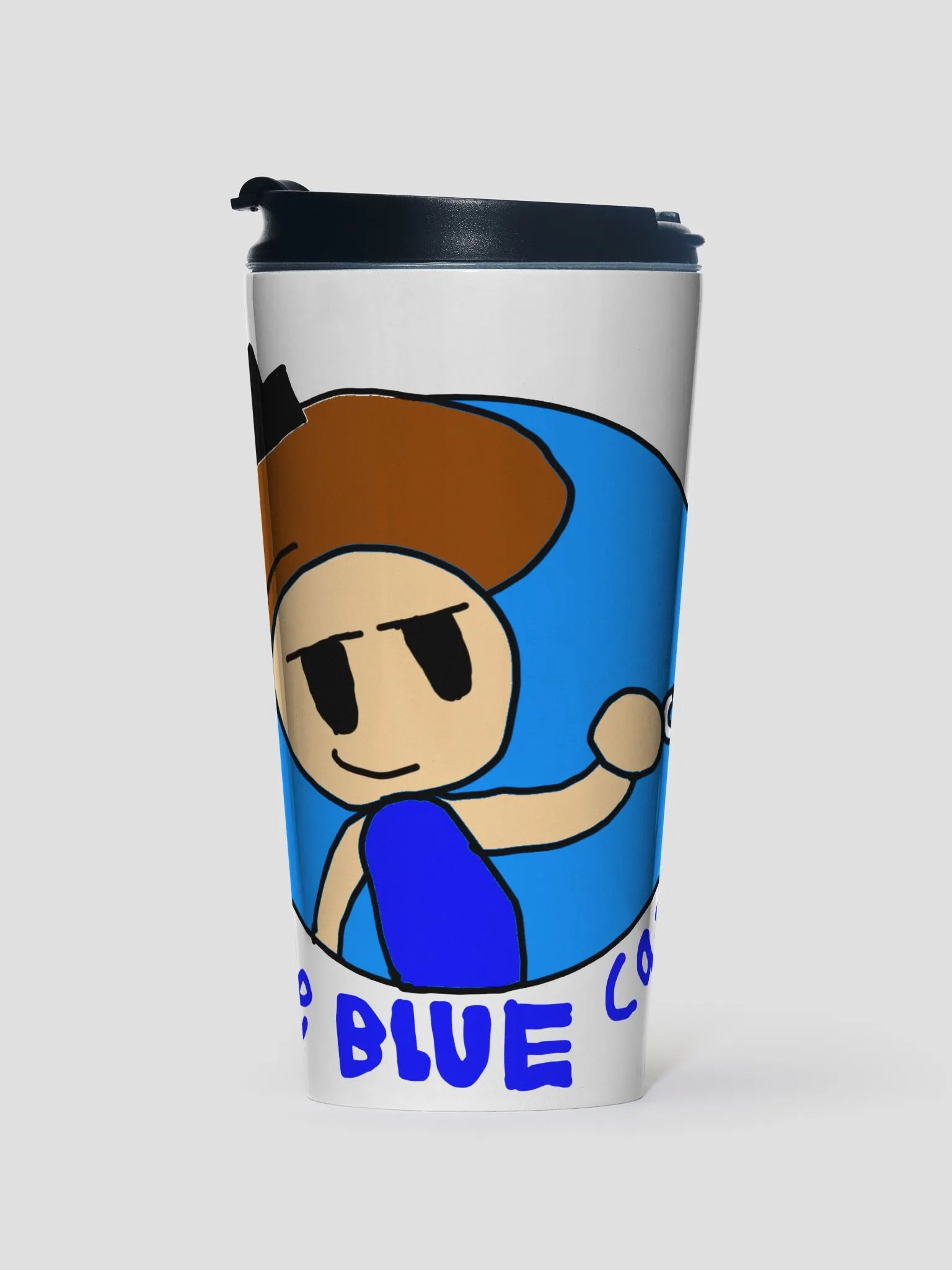 The Blue Cafe Enamel Coffee Cup product image (1)