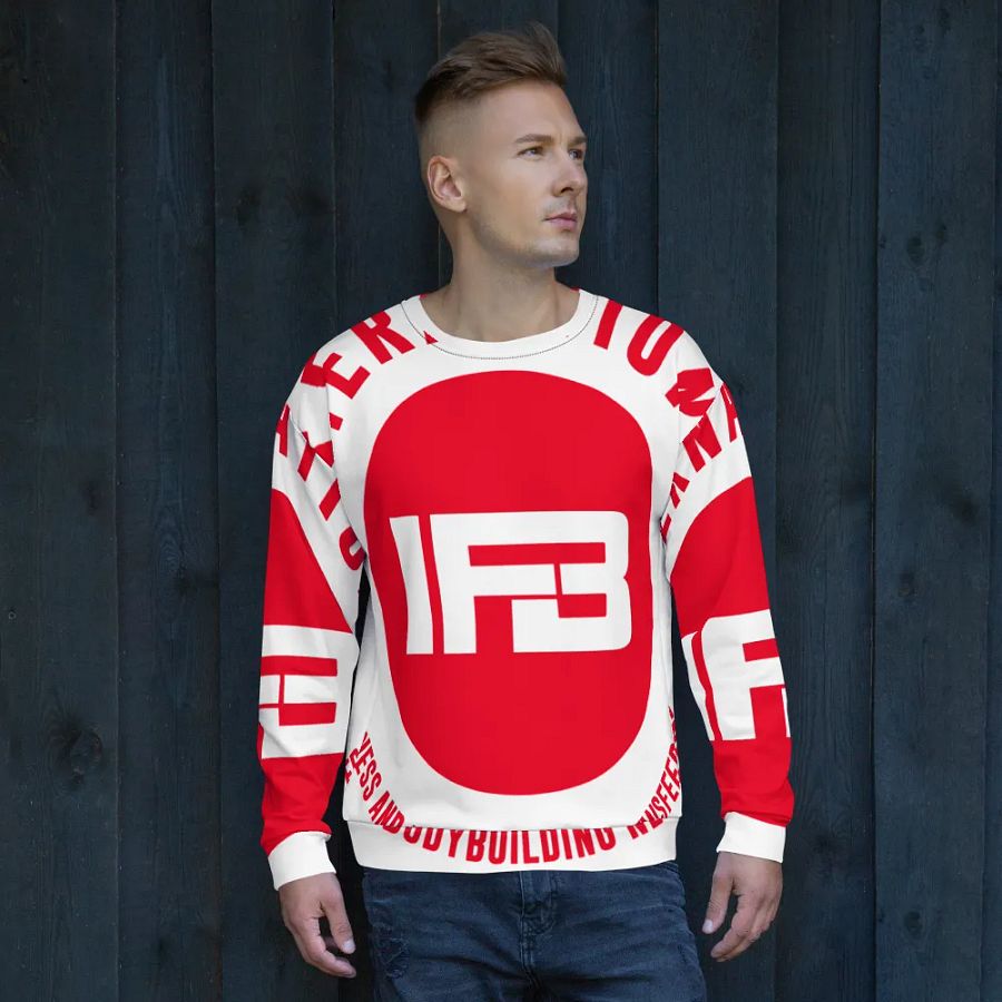 IFBNewsfeed.Org's All-Over Print Recycled Unisex Sweatshirt product image (11)
