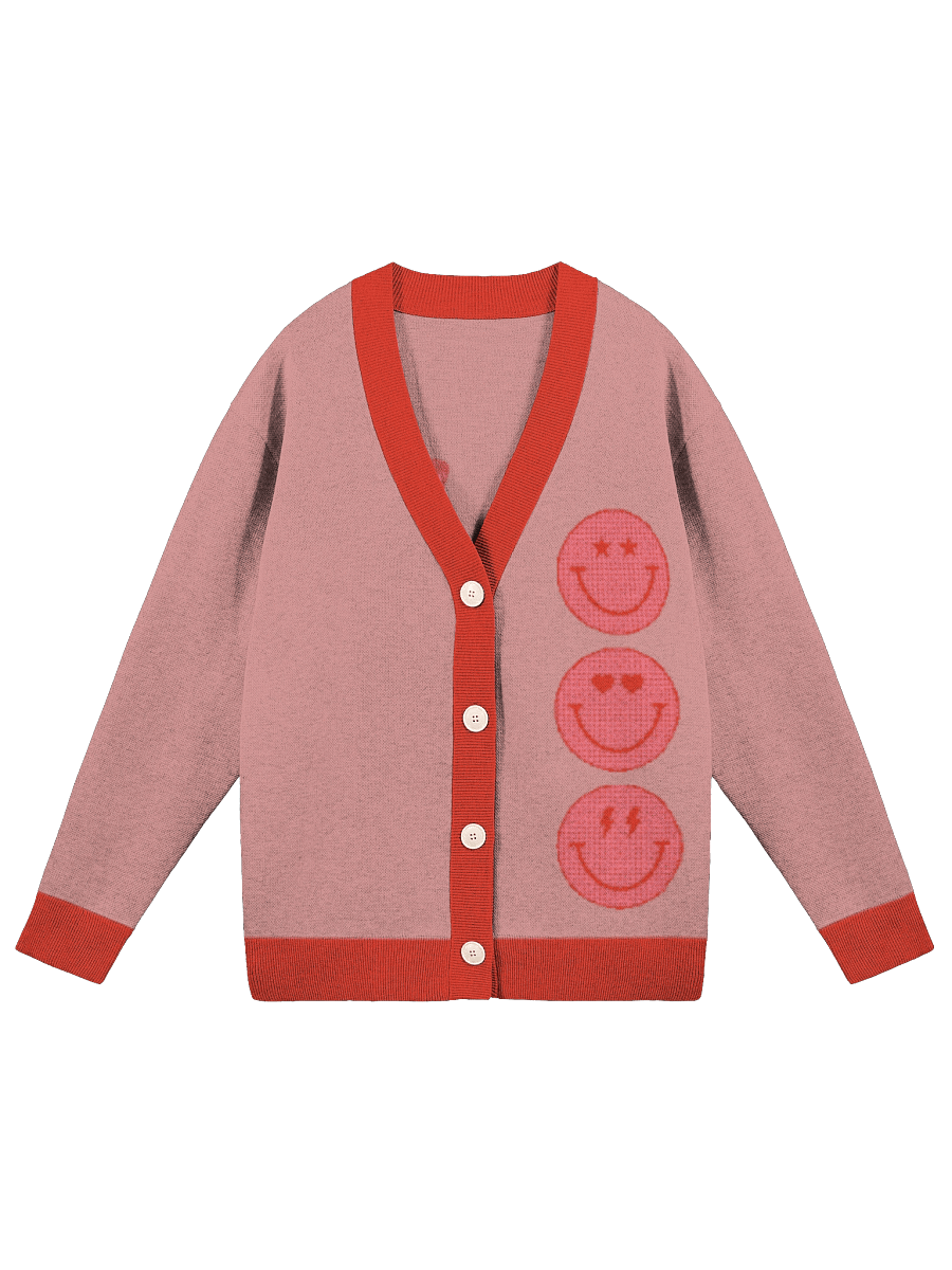 Quirky Jacquard Knit Cardigan product image (5)