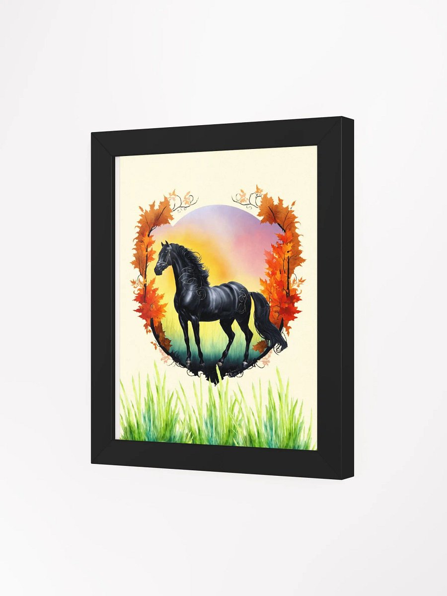 Sunrise Stallion with legendary Horse Framed Poster product image (11)