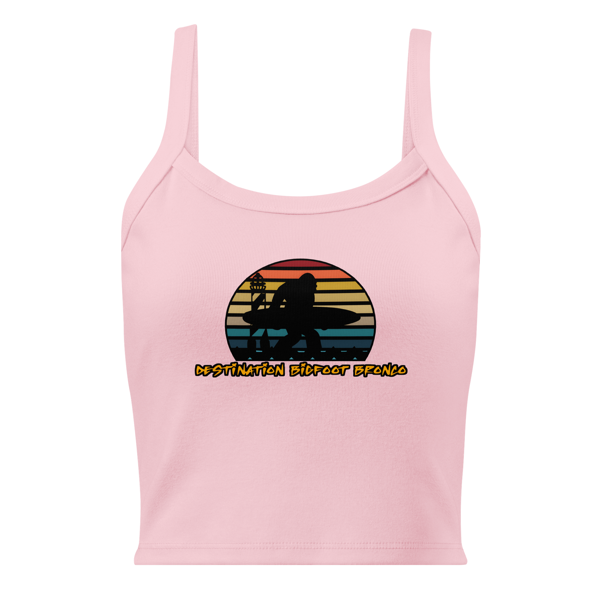 Destination Bigfoot Bronco Classic Logo Women's Sunset Tank (Multiple Colors) product image (17)
