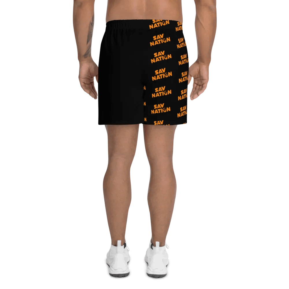 Orange Sav Nation Printed Shorts product image (2)
