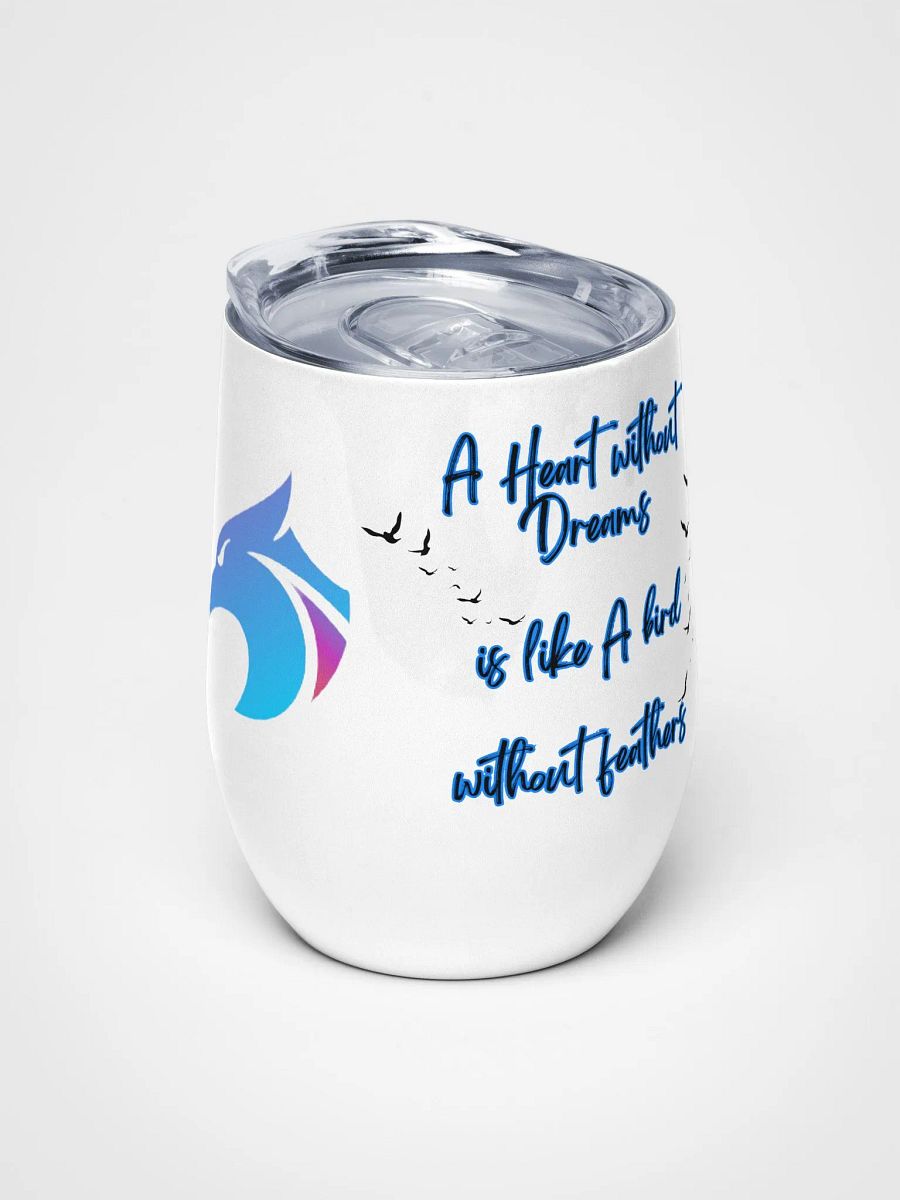 Bird Without Feathers Wine Tumbler product image (5)