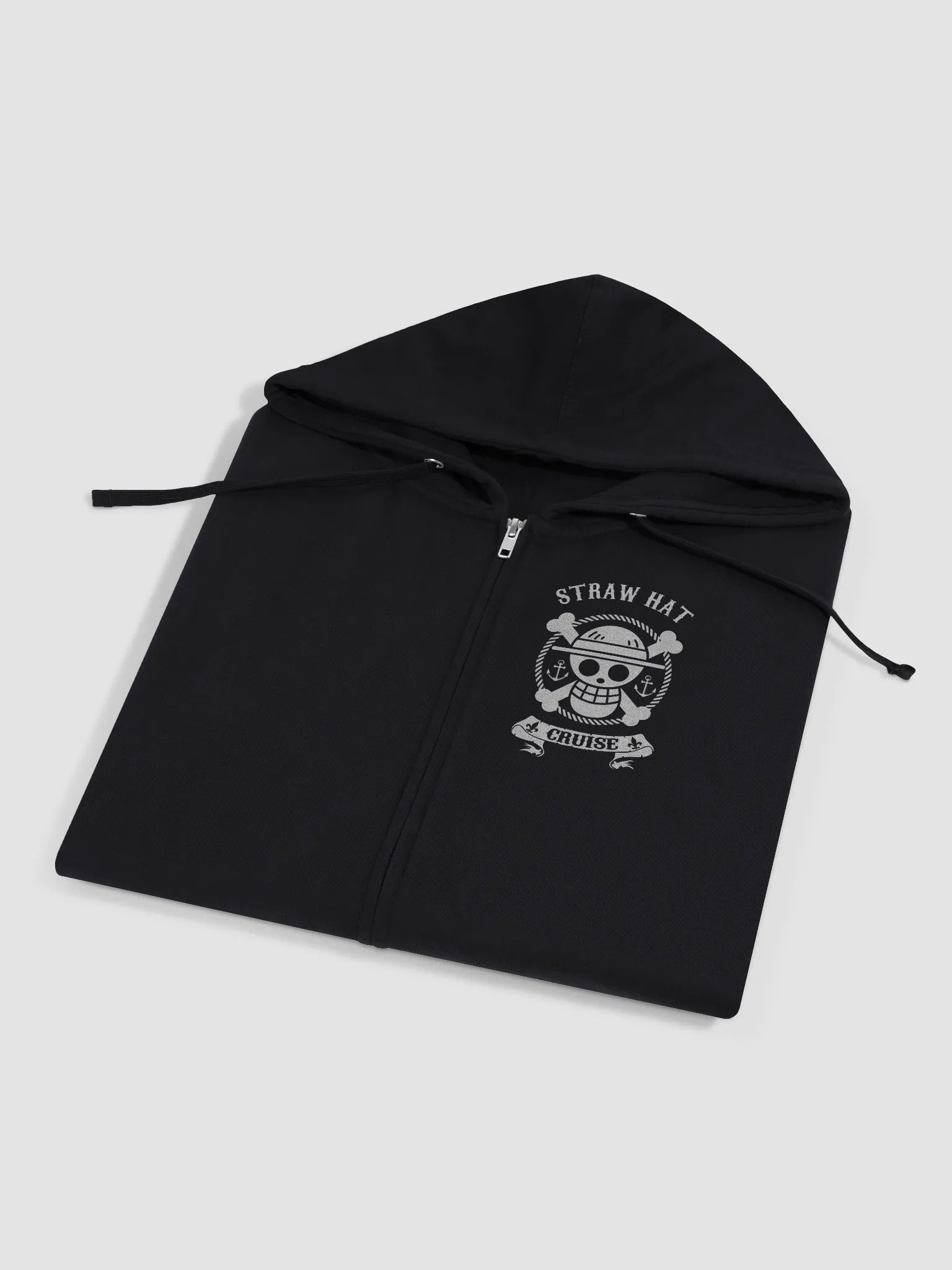 Strawhat Anime Zip-Up Hoodie product image (14)