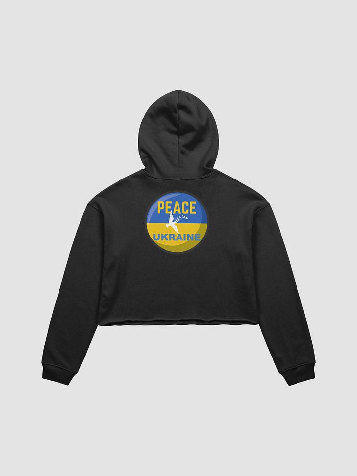 Peace in Ukraine Crop Hoodie product image (2)