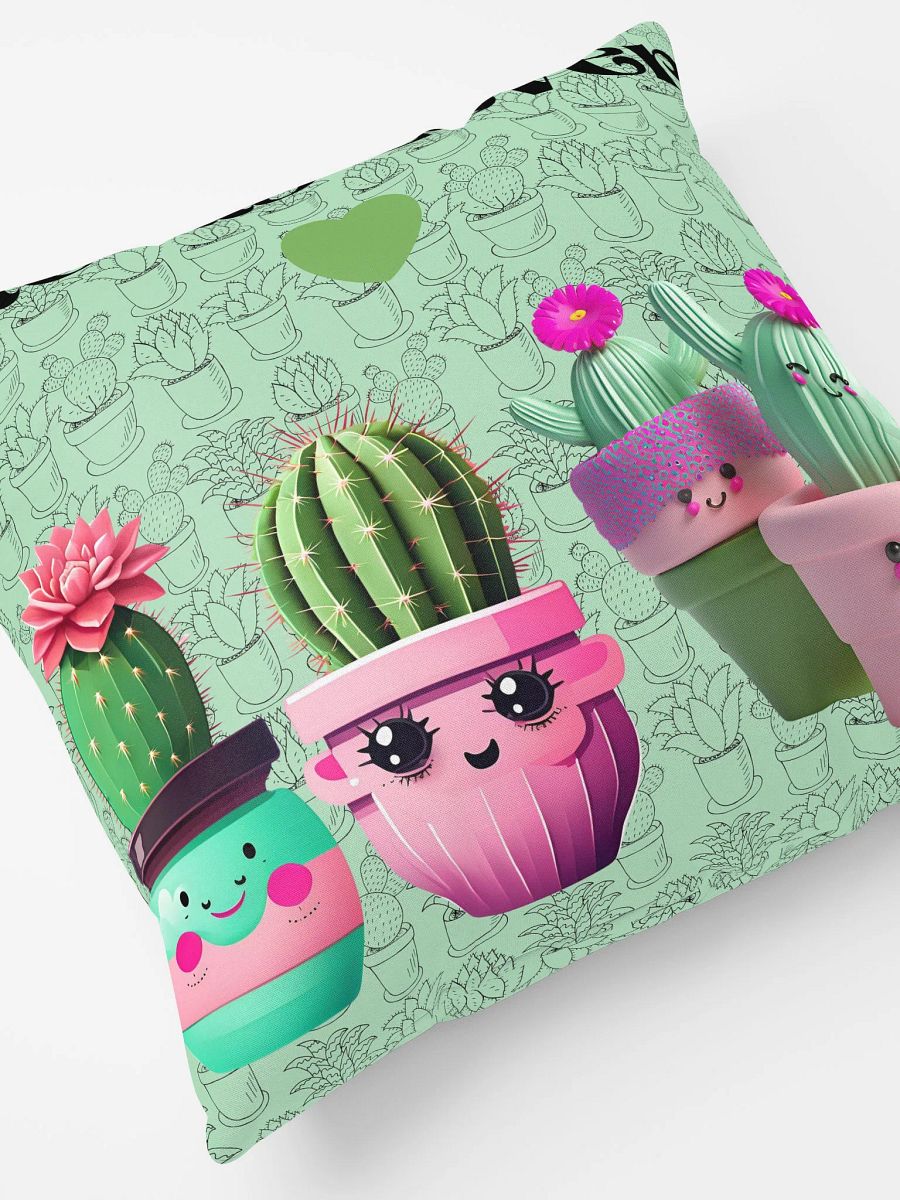 Cheerful Cactus Pillow product image (6)