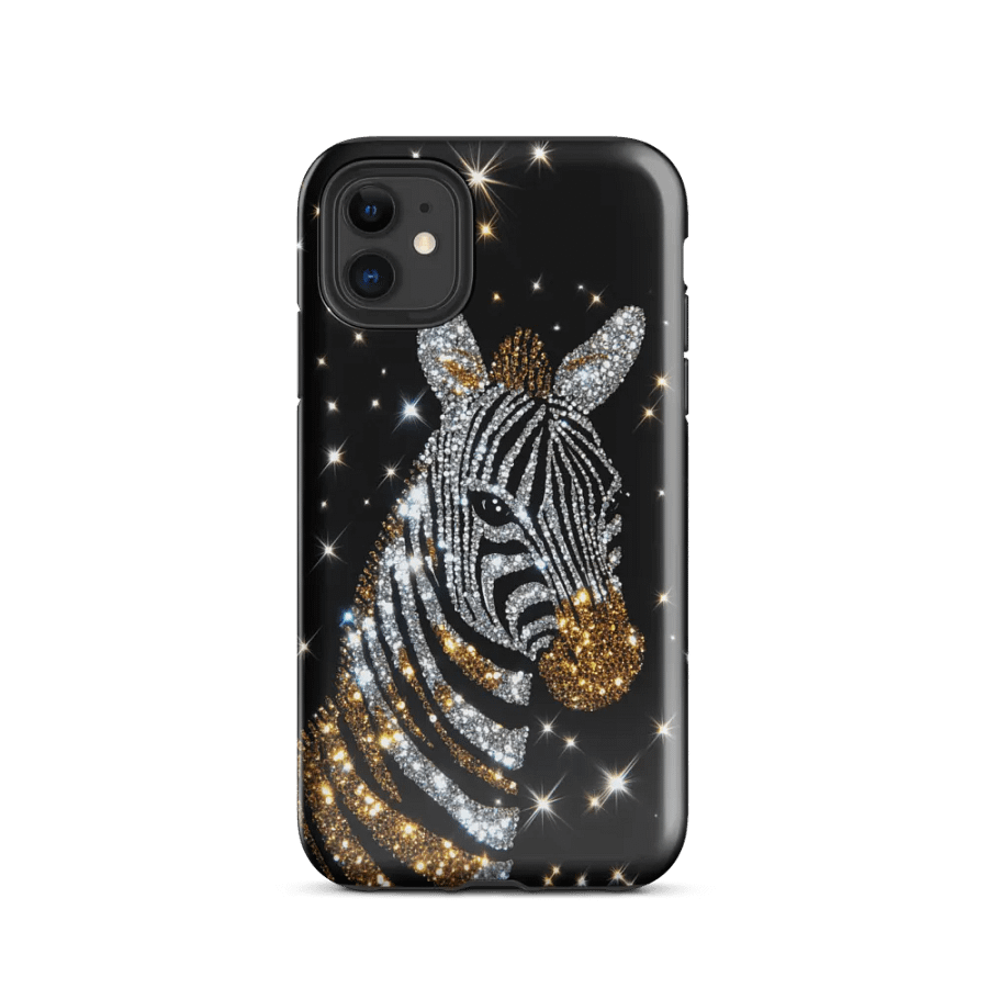 Zebra Sparkle Effect - Tough Phone Case product image (2)