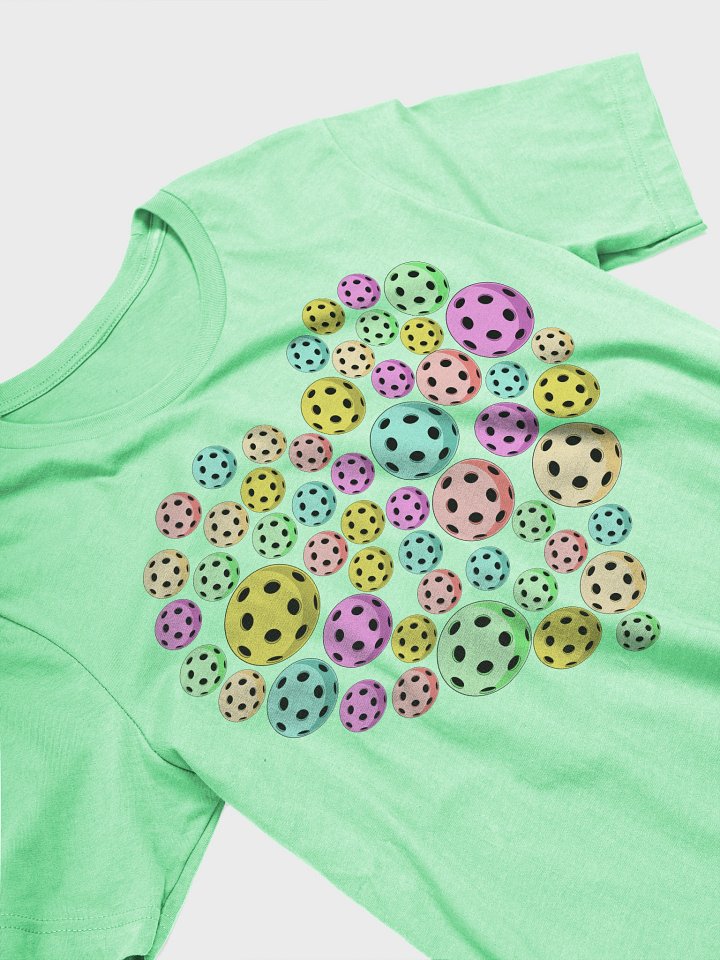 Heart Pickleball Coloured Tee product image (29)