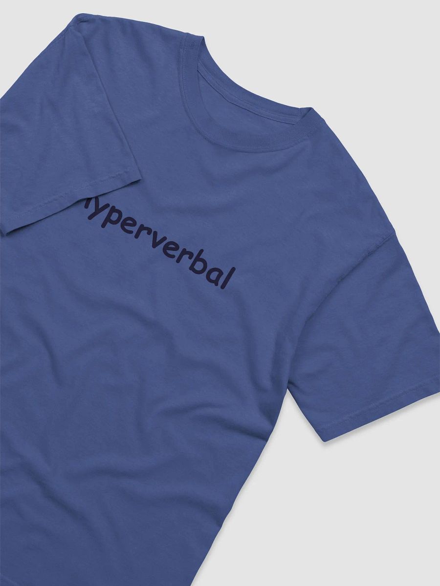 hyperverbal (comic sans, #1D1A32) garment-dyed tee product image (19)