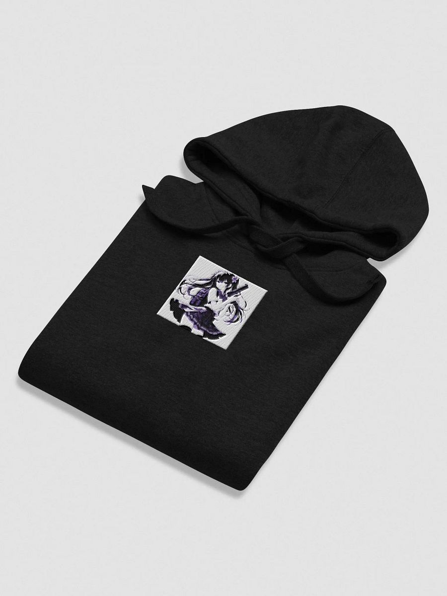 Anime Girl With Deagle Embroidered Pullover Hoodie product image (51)