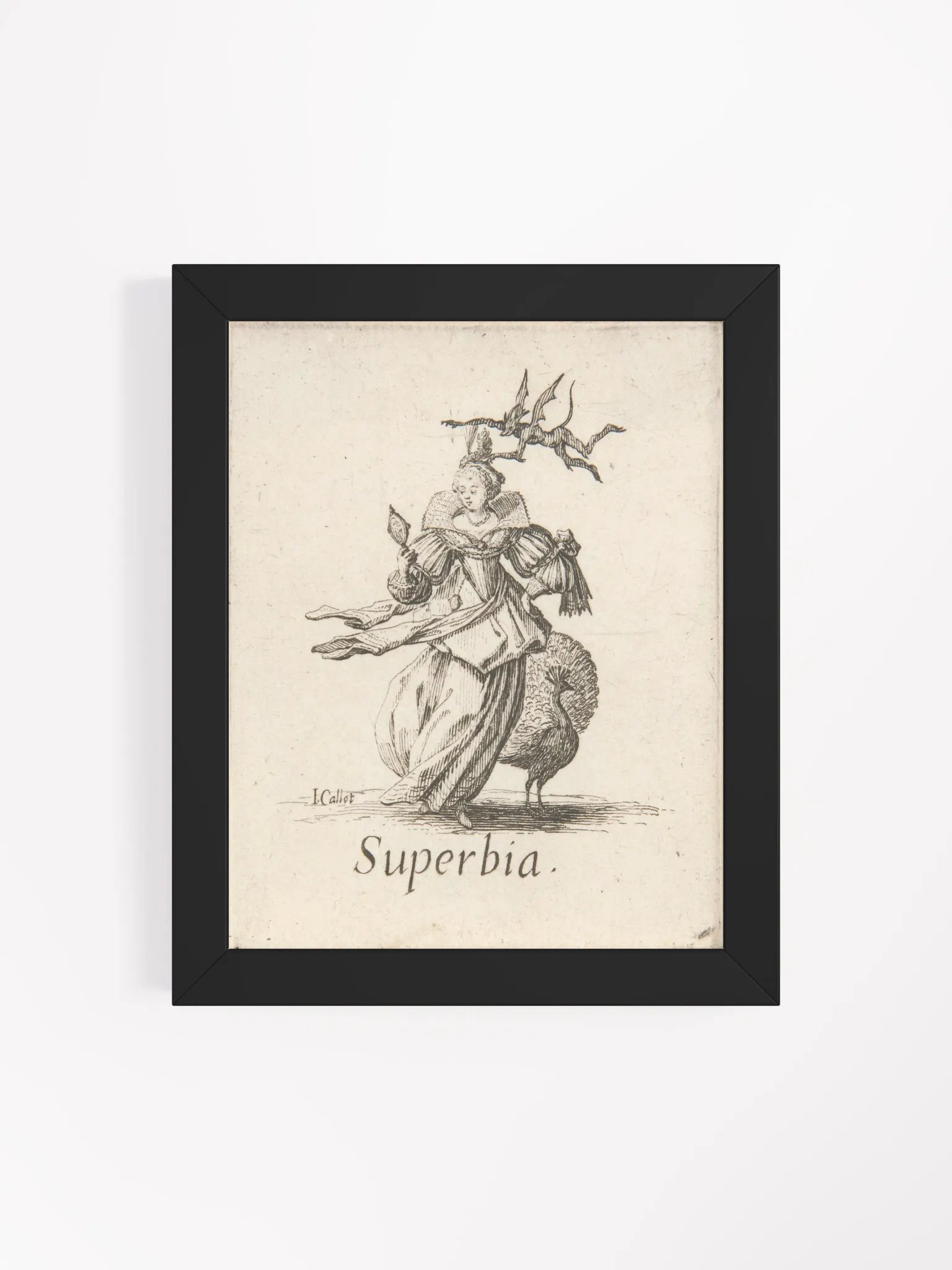 Deadly Sin: Pride ❖ Framed Print product image (1)