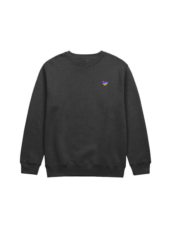 Rainbow Heart Lane Seven Premium Crewneck Sweatshirt product image (1)