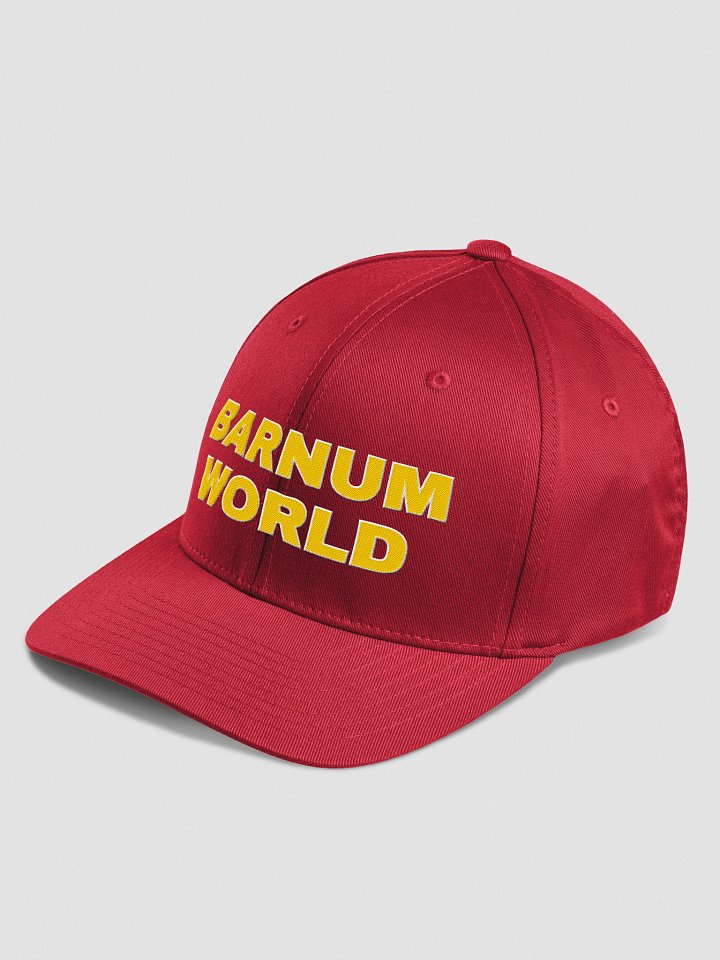 Barnum World RED with White Flexfit Hat product image (2)