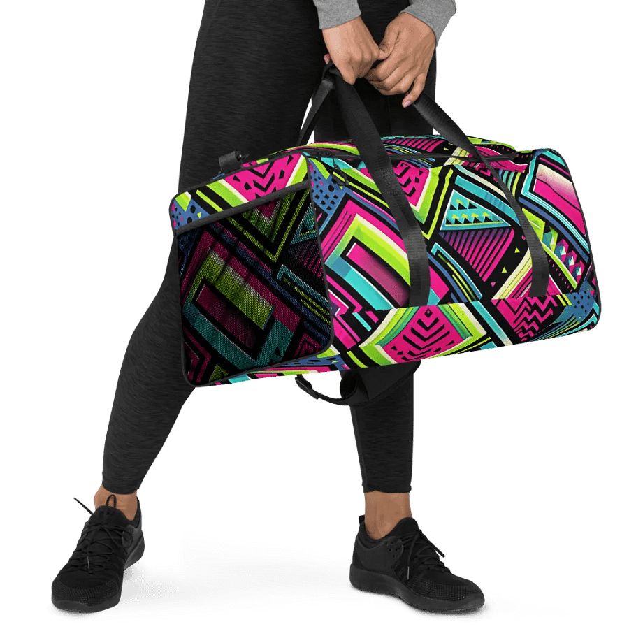 Neon Pop Art Duffle Bag product image (7)