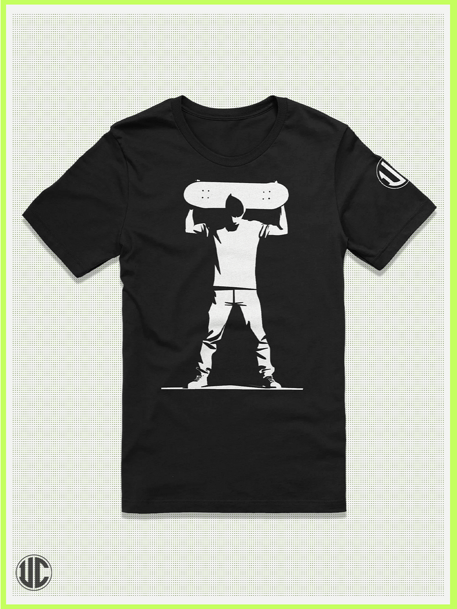 Raised in Concrete – Skater T-Shirt product image (1)