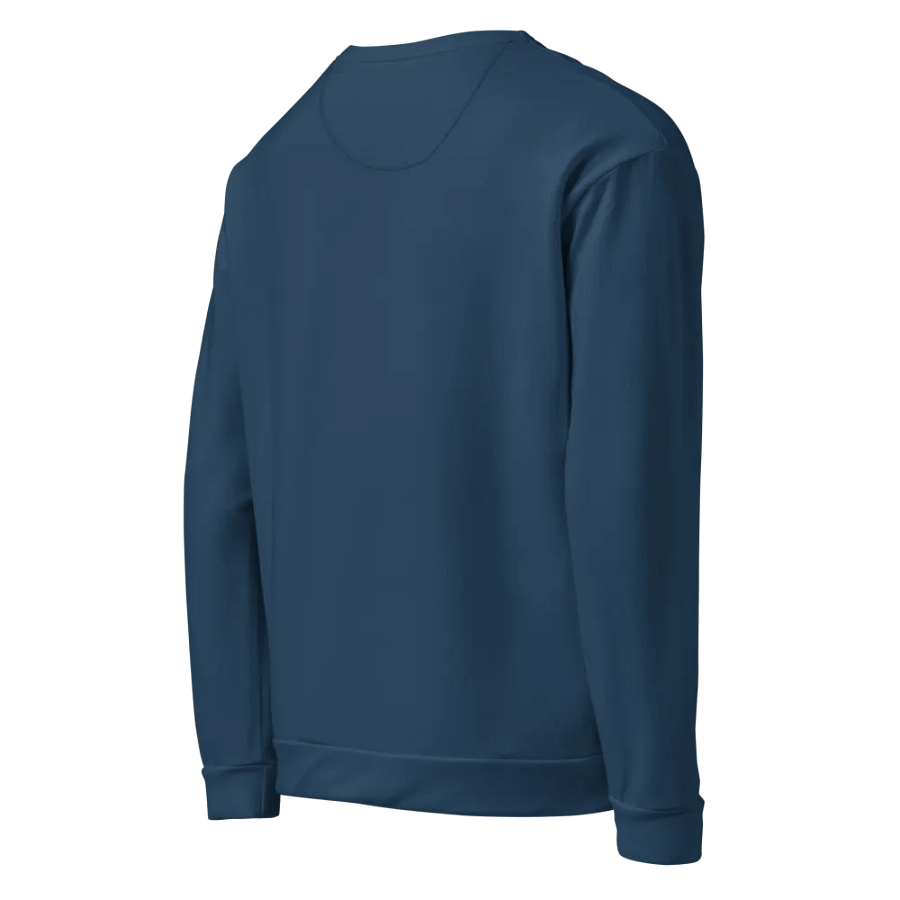 Plain Dark Bluish Gray Light Summer Unisex Recycled Polyester Heavyweight Premium Sweatshirt by Treasure Pie product image (4)