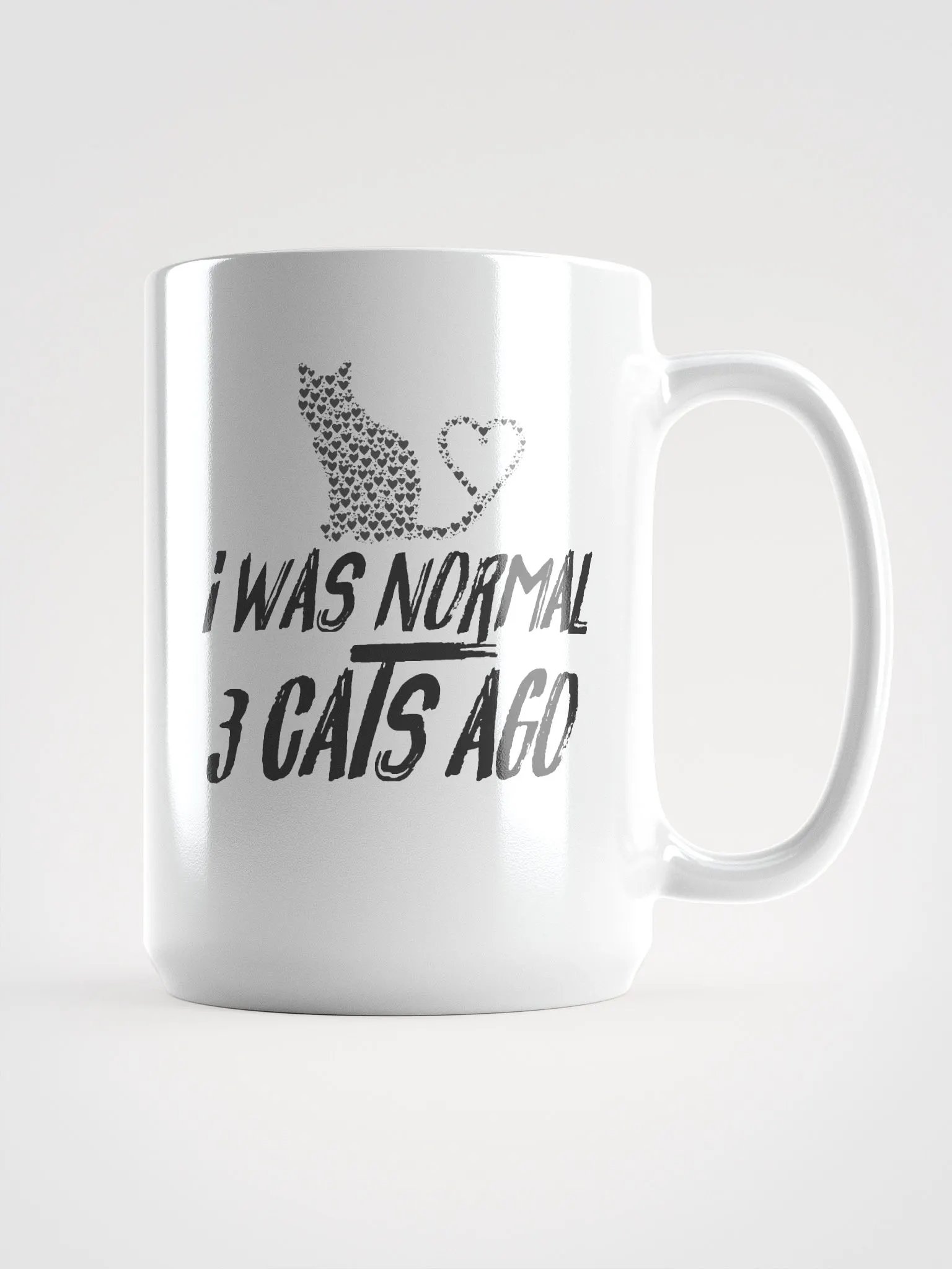 I was normal 3 cats ago - mug product image (1)