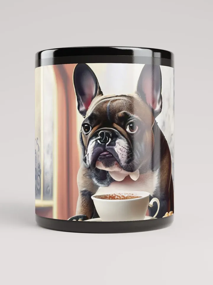 Coffee Break: Black Glossy Mug for Dog Lovers product image (1)