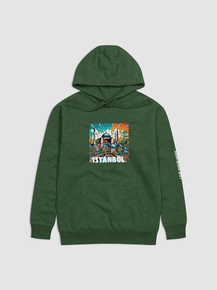 Empowerment Vertical Hoodie | AI Design Istanbul city Turkey product image (1)