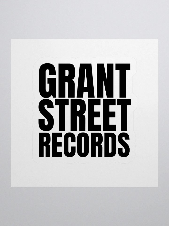 Grant Street Records Logo Sticker – Vault Series Edition product image (2)