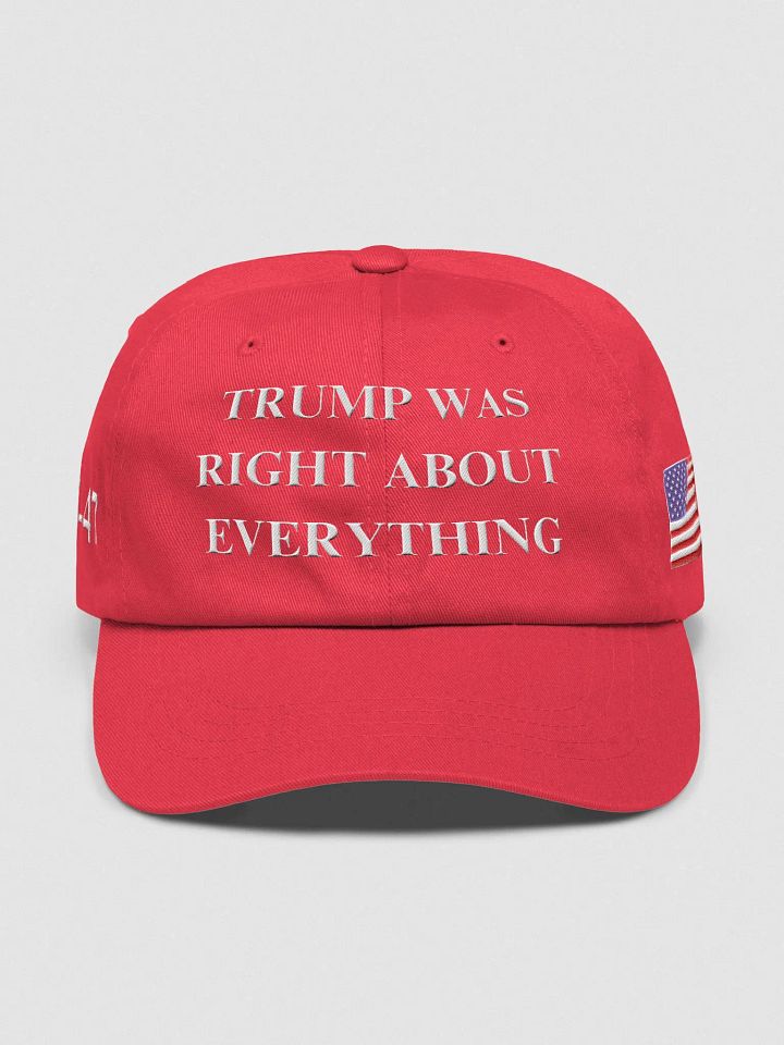 Marjorie Taylor Greene Trump Right About Everything Hat product image (1)