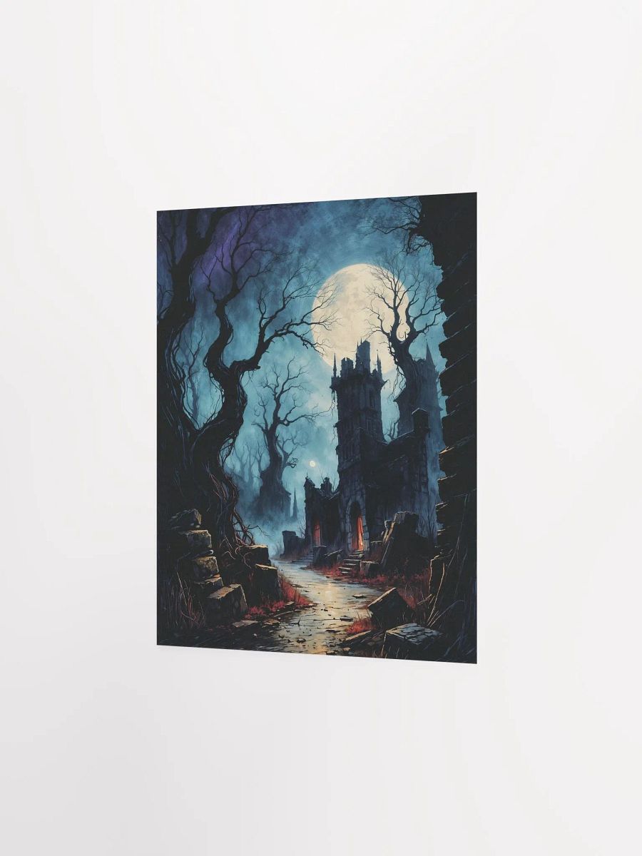 Moonlit Ruins Matte Poster product image (21)