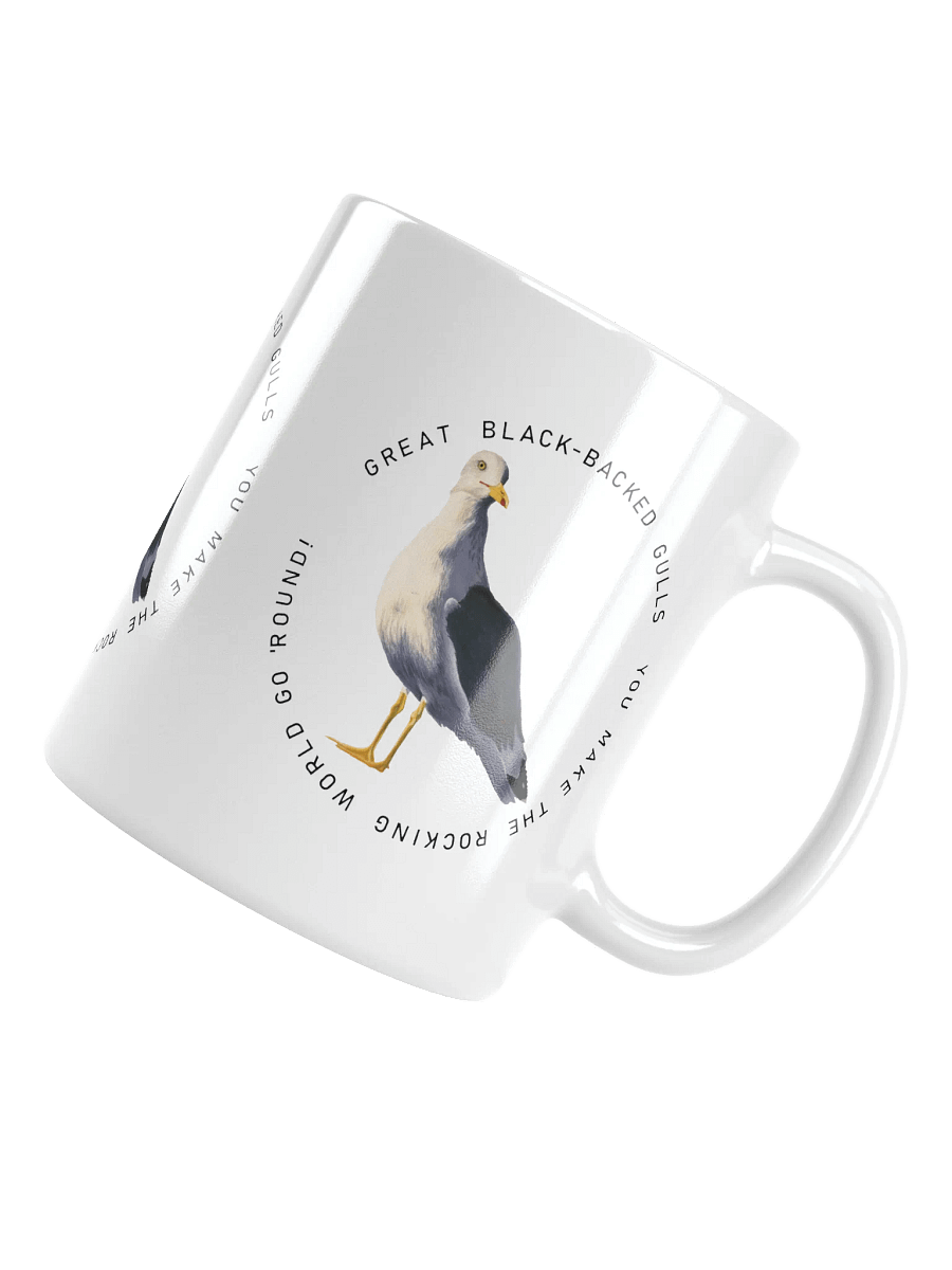 Black-Backed Gulls white mug product image (4)