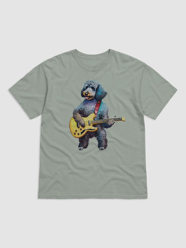 Groove with This Canine Maestro: Labradoodle Electric Guitar Tee product image (11)