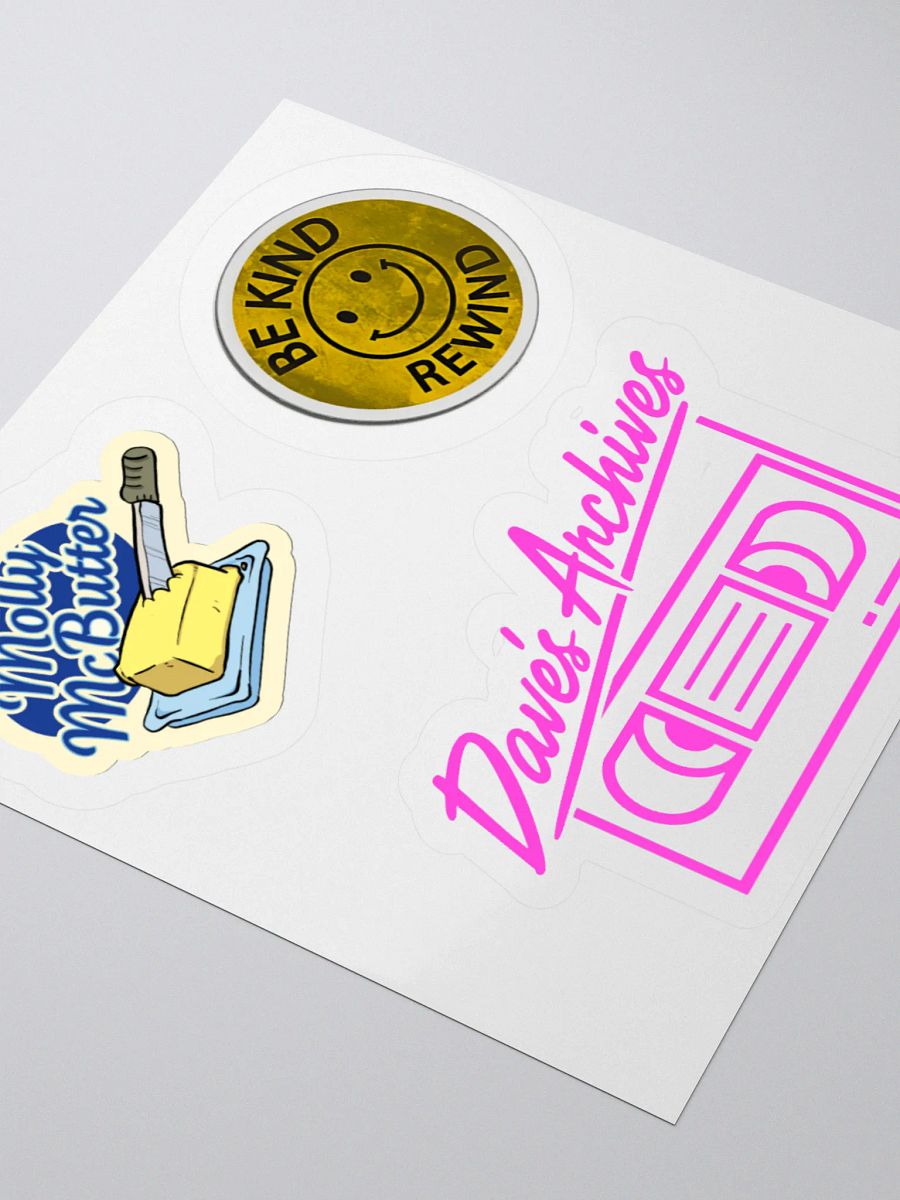 Dave’s Archives Sticker Set of Pure Retro Delight product image (9)