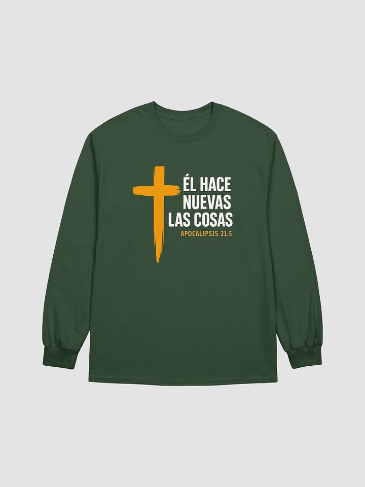 Camiseta Unisex Manga Larga | Él hace nuevas las cosas product image (13)