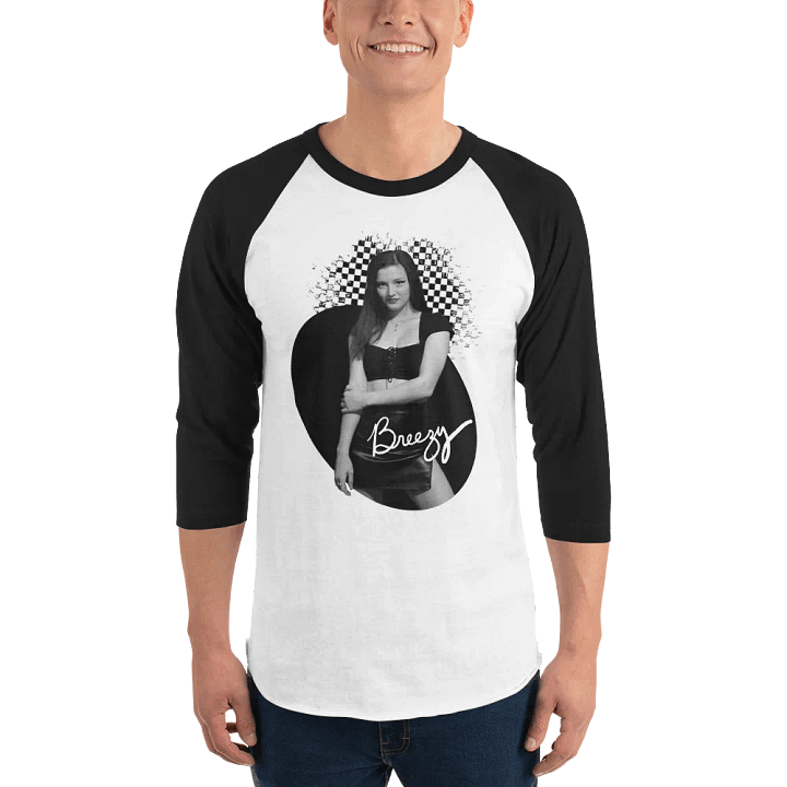 Breezy B&W Raglan Tee! product image (1)