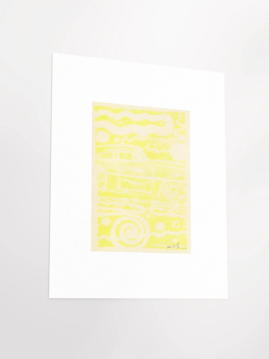 Custom Car (yellow) 5.11.91 Print product image (3)