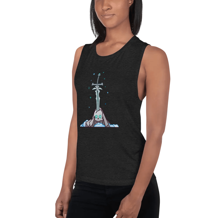 Sword in the Skull - Lich Variation - Women's Style Muscle Tank product image (4)