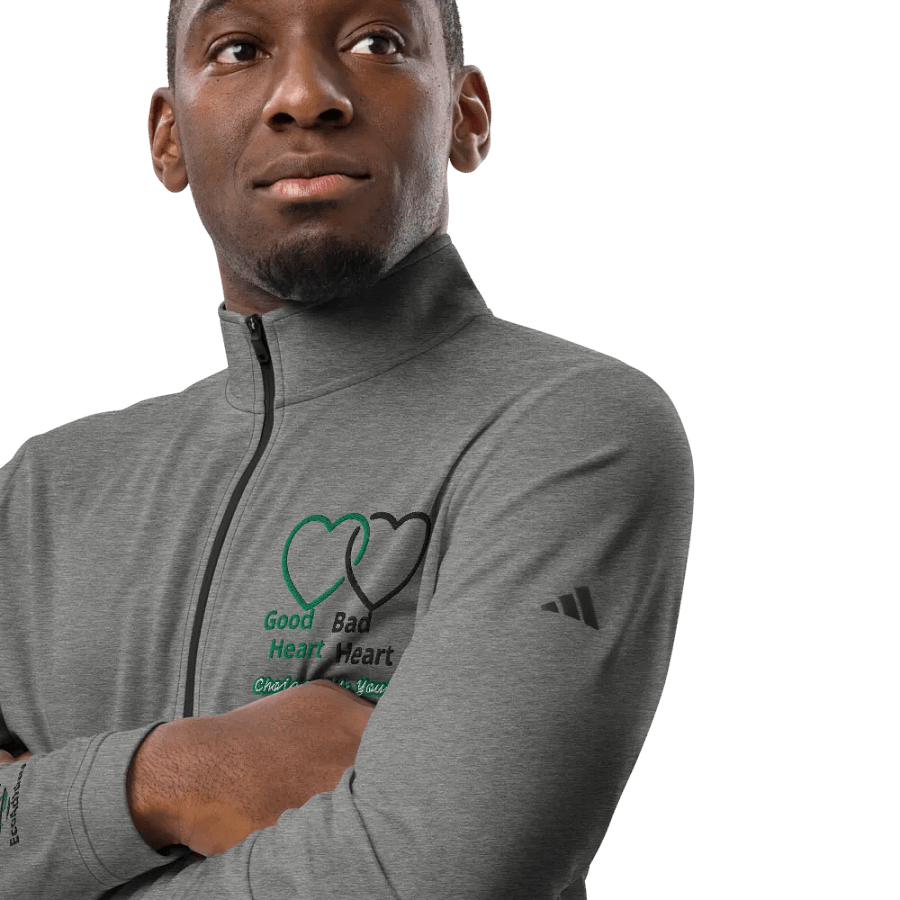 Copy of Good Heart Choices Quarter-Zip PulloverEcoAdidas Quarter Zip Pullover – Where Sustainability Meets Performance product image (11)