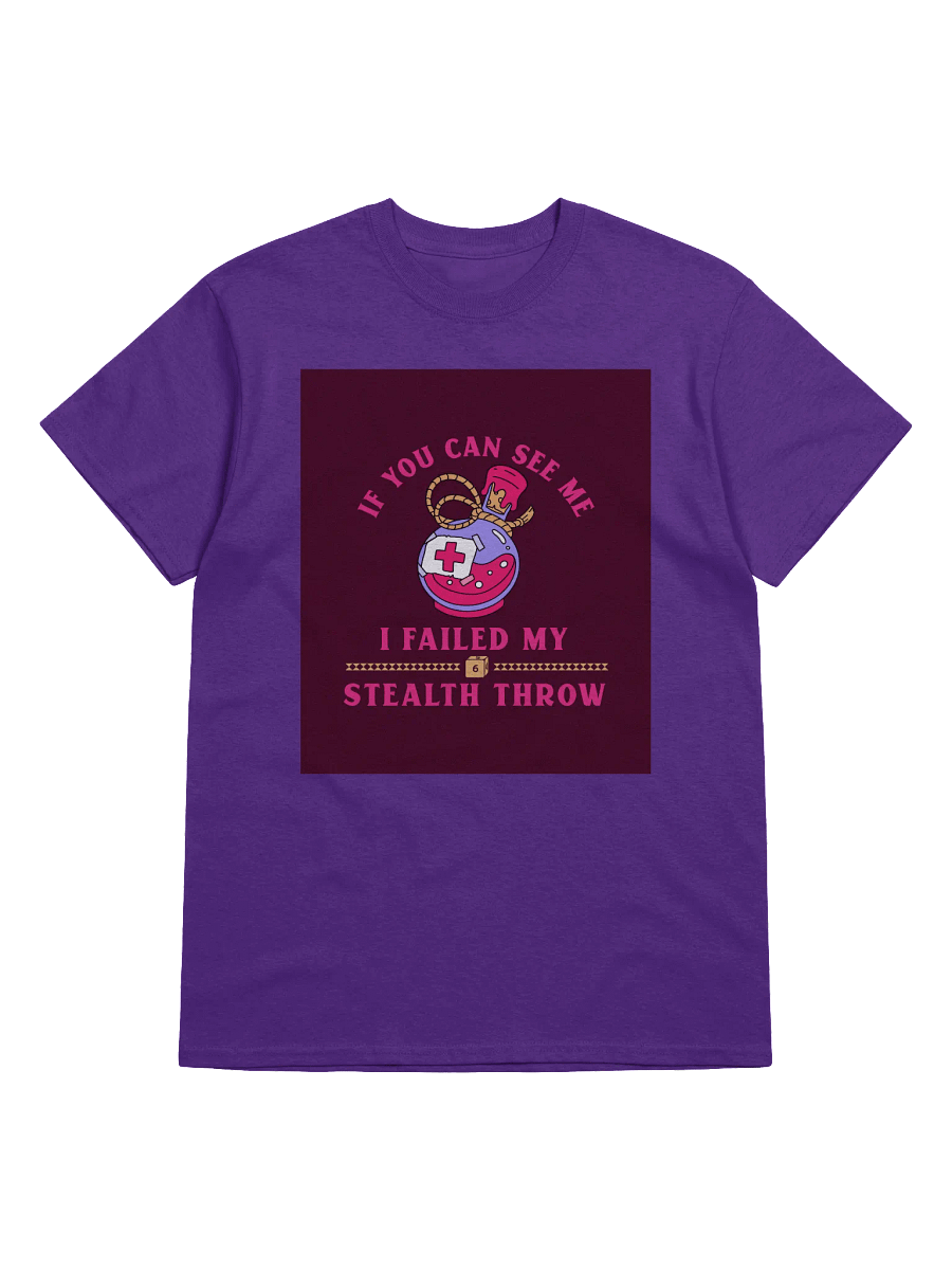 "Failed My Stealth Throw" Gildan Heavyweight T-Shirt - Fun Gaming-Inspired Design product image (1)