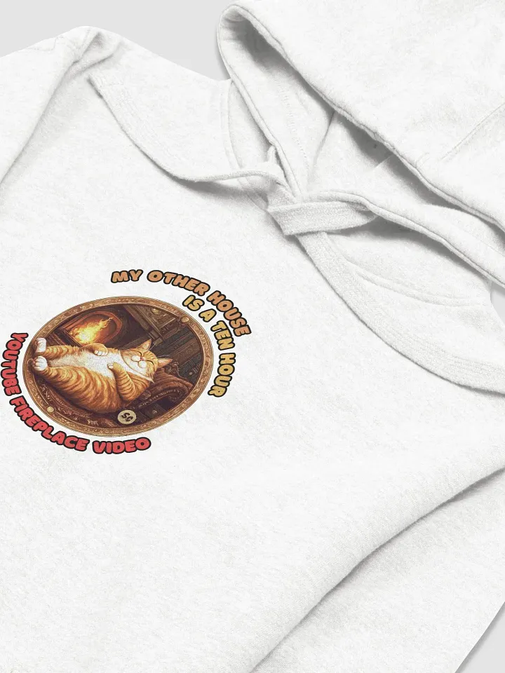 Cozy Cat - My Other House is a Ten Hour YouTube Fireplace Video | Hoodie product image (2)
