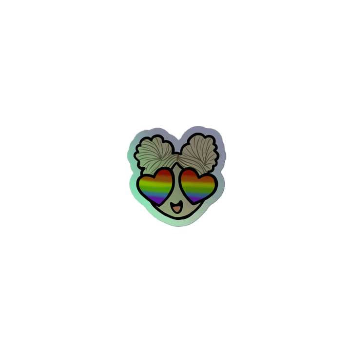 Pride holographic sticker product image (2)