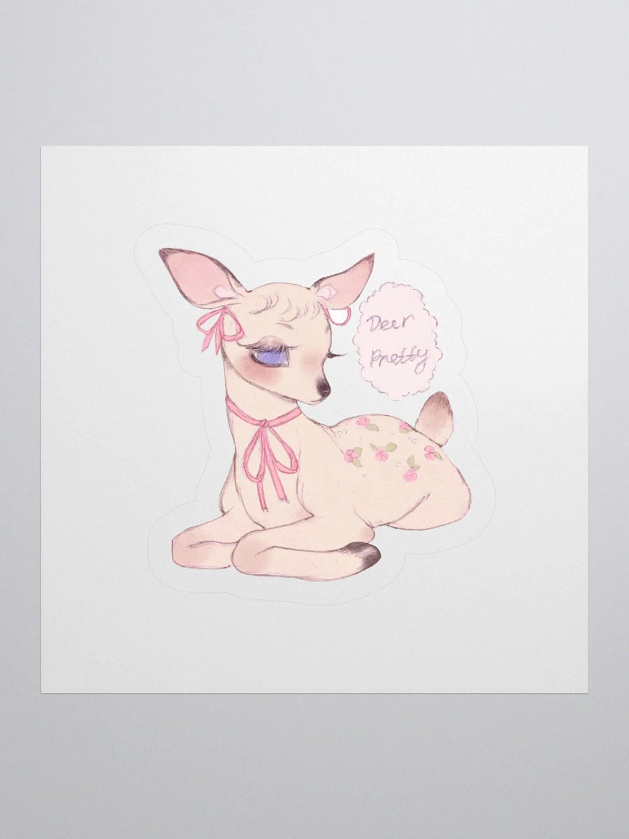 "Deer Pretty" Sticker product image (1)