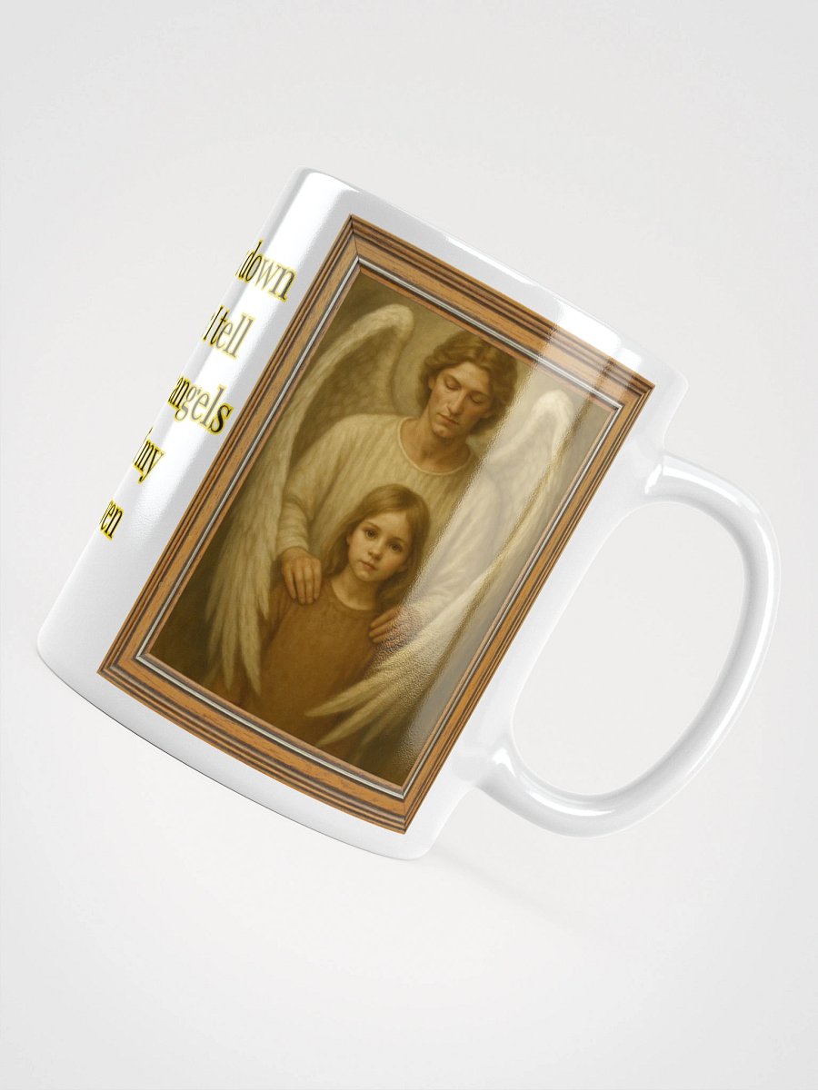 Angels Watch Over Them (Female) Glossy White Mug product image (4)